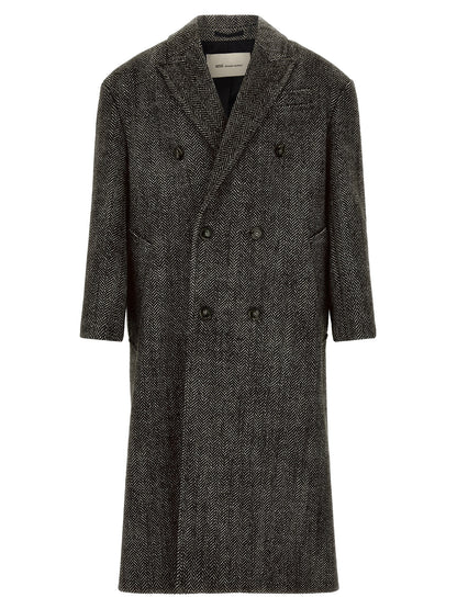Black Virgin Wool Coat