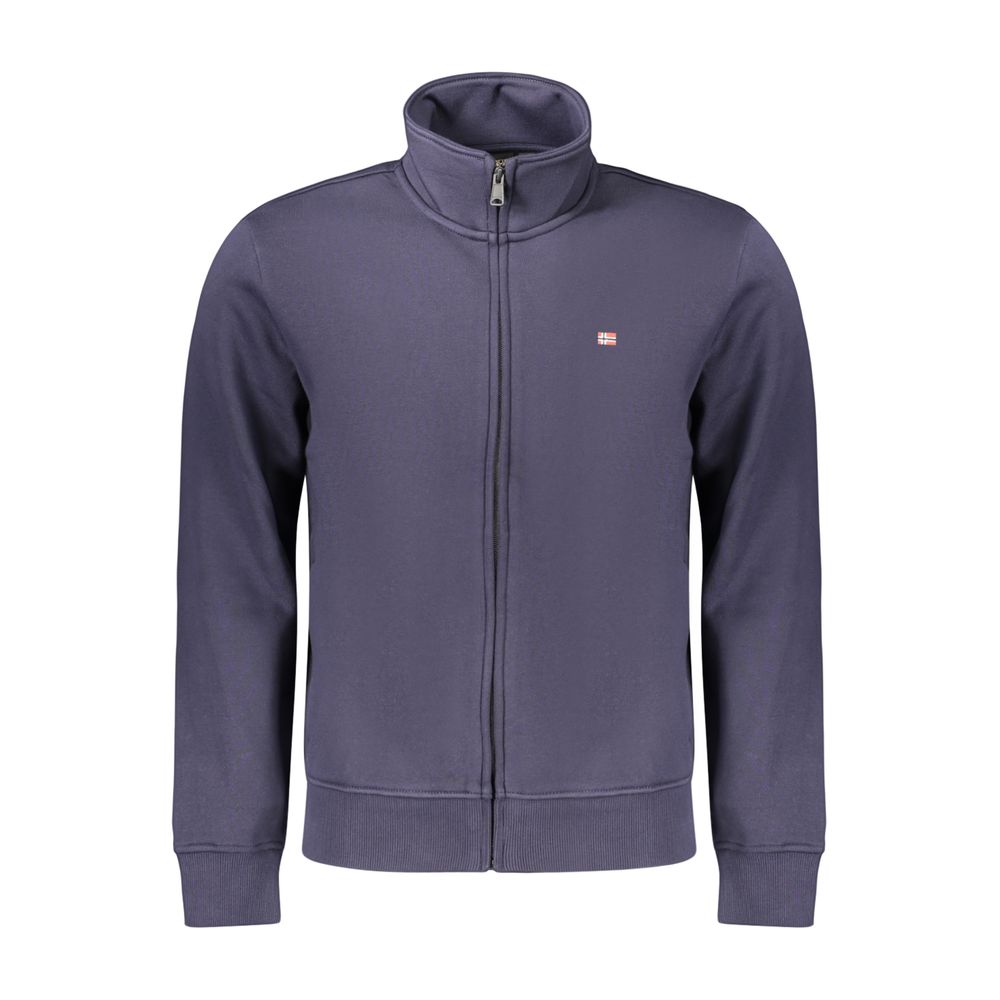 Blue Cotton Men's Sweatshirt