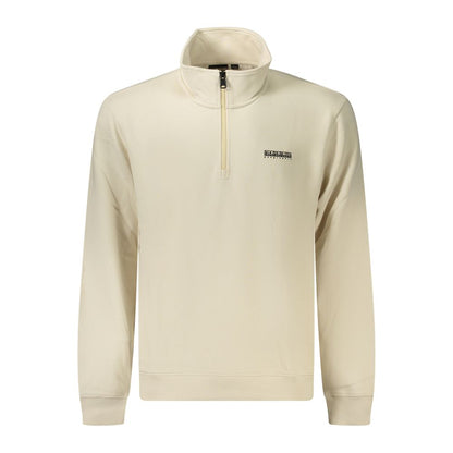 Beige Cotton Men's Sweatshirt