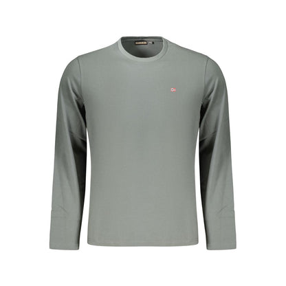 Green Cotton Men's T-Shirt