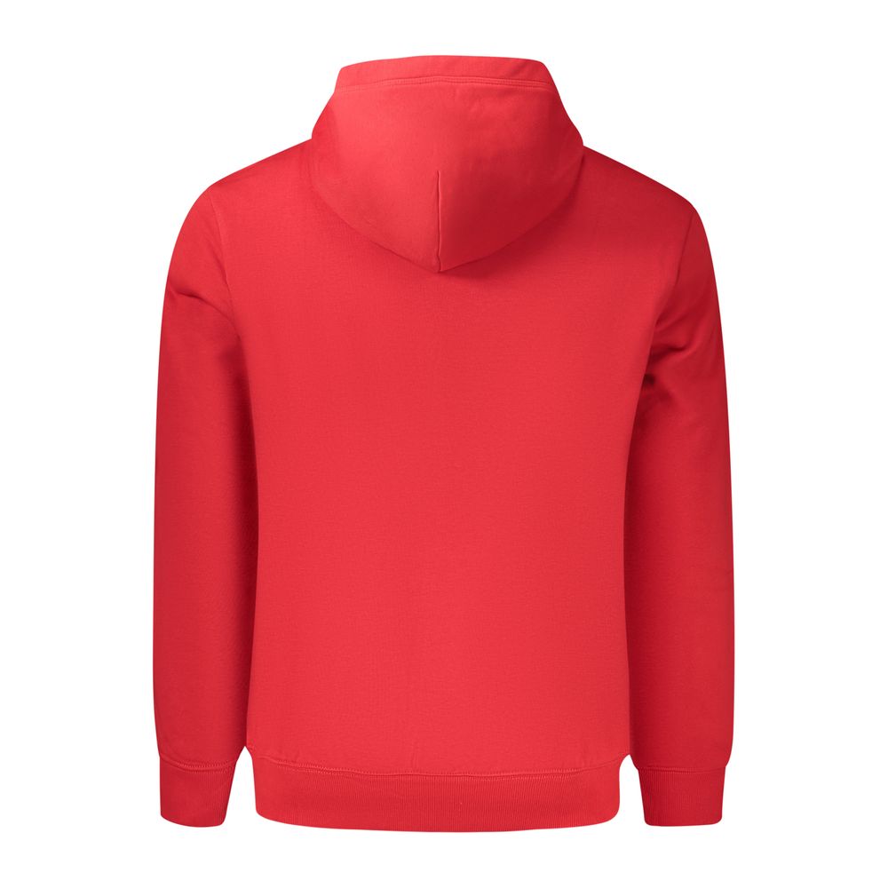 Red Cotton Men's Sweatshirt