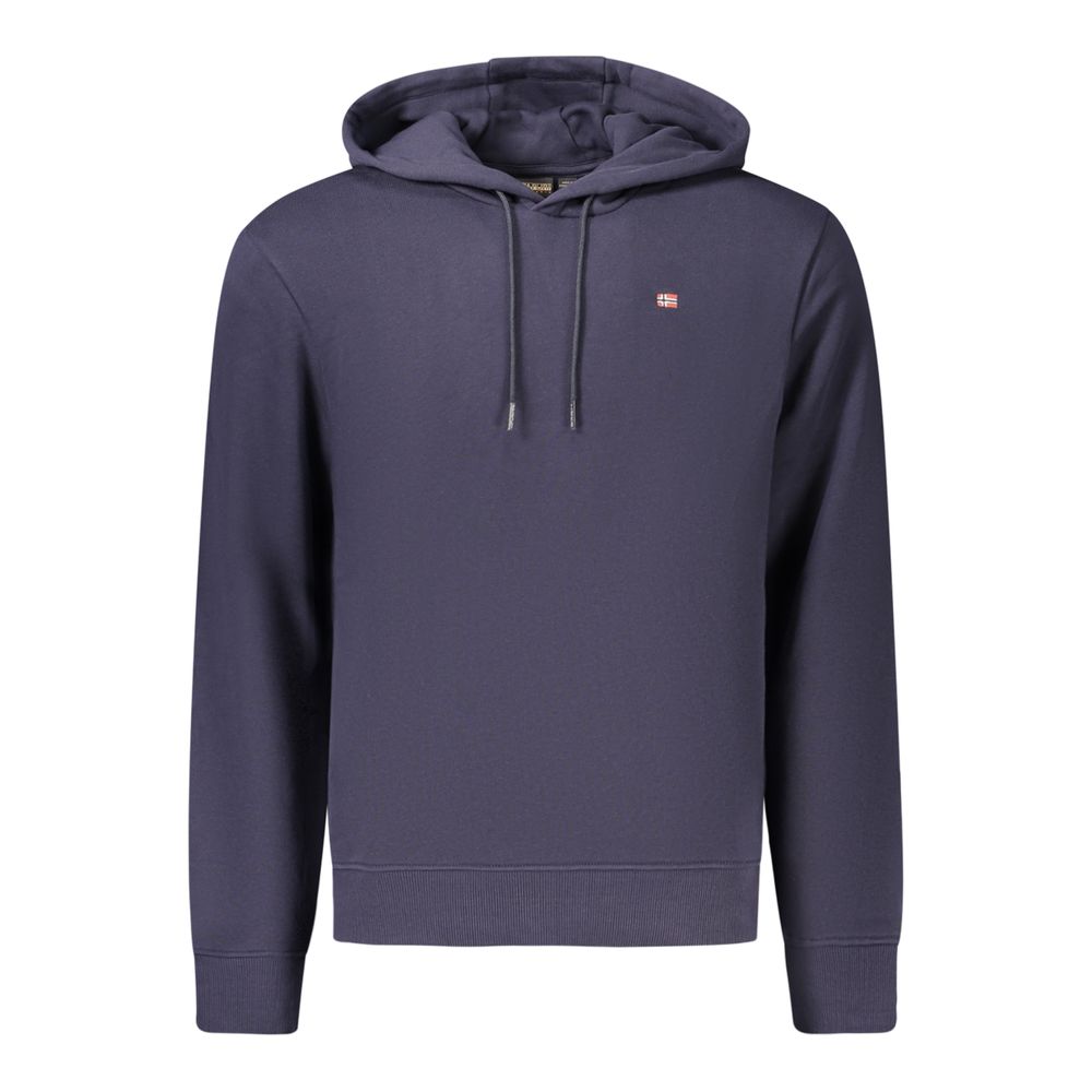 Blue Cotton Men's Sweatshirt