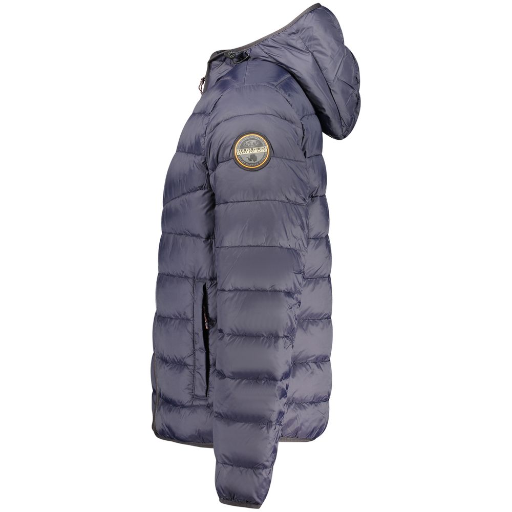 Blue Poliammide Mens Jacket