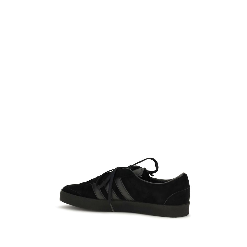 Black Calf Leather Bos Taurus Athletic Sneakers