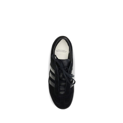 Black Calf Leather Bos Taurus Athletic Sneakers