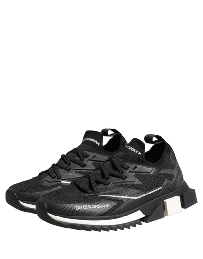 Black White Sorrento Low Top Sneakers Shoes