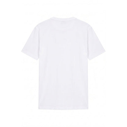 White Cotton Men's T-shirt