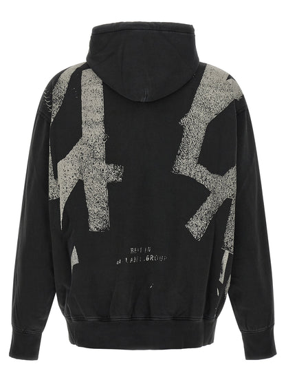 Black Cotton Sweatshirt