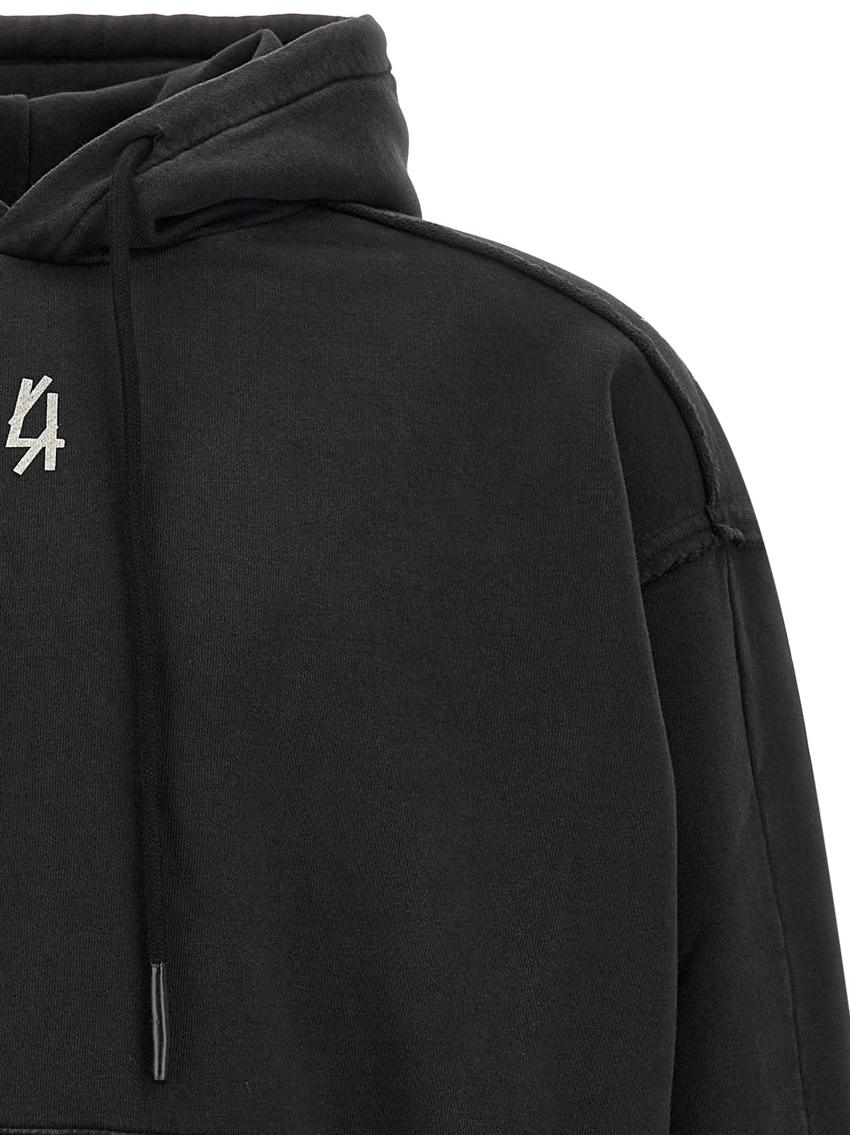 Black Cotton Sweatshirt