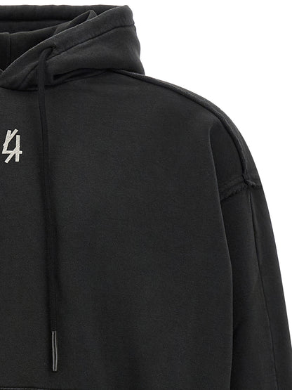 Black Cotton Sweatshirt