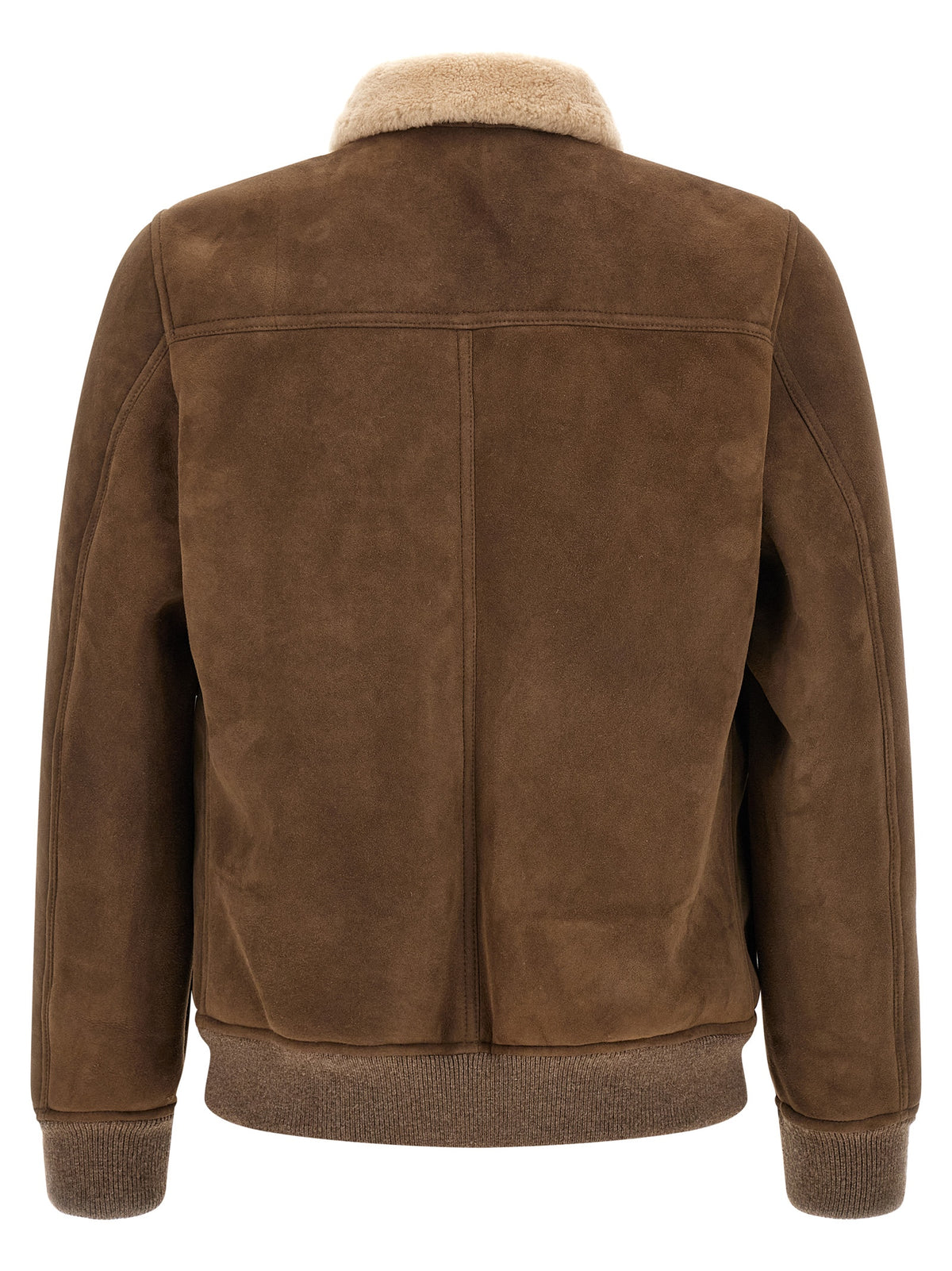 Brown Wool Bomber