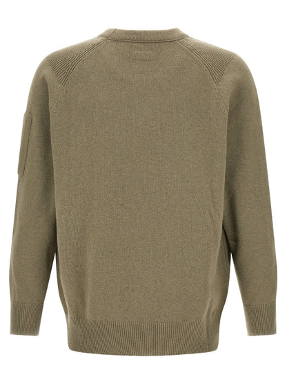 Bicolor Wool Cardigan