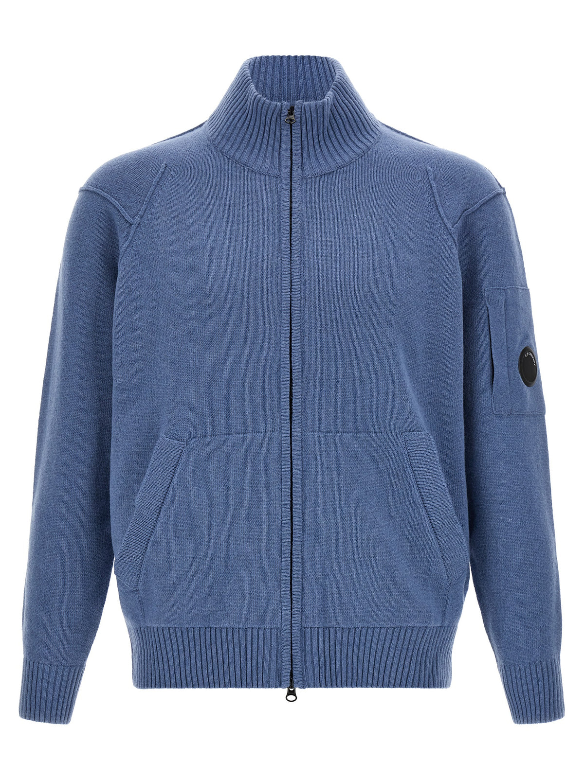Blue Wool Cardigan