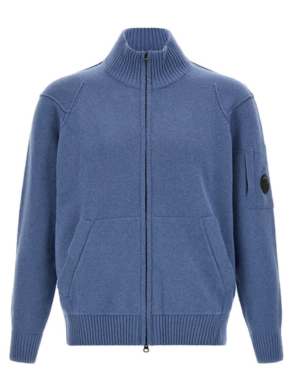 Blue Wool Cardigan