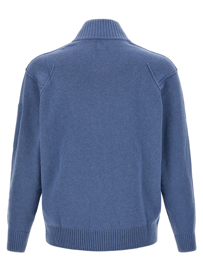 Blue Wool Cardigan