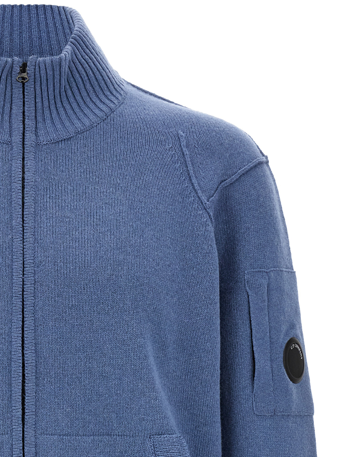 Blue Wool Cardigan