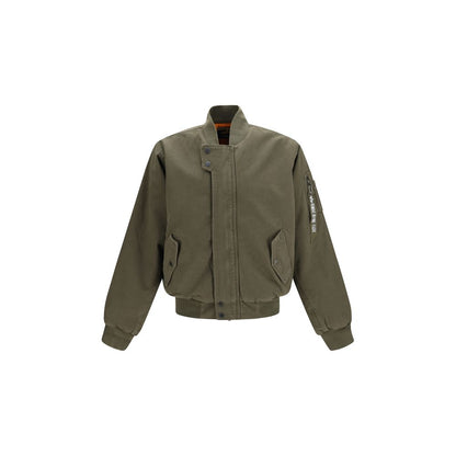 Bicolor Nylon Bomber