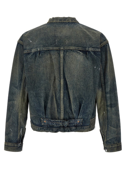 Blue Cotton Denim Jacket