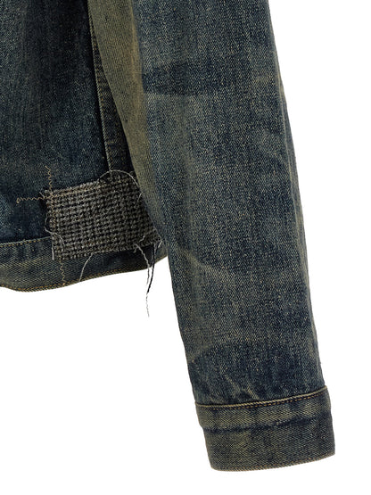 Blue Cotton Denim Jacket