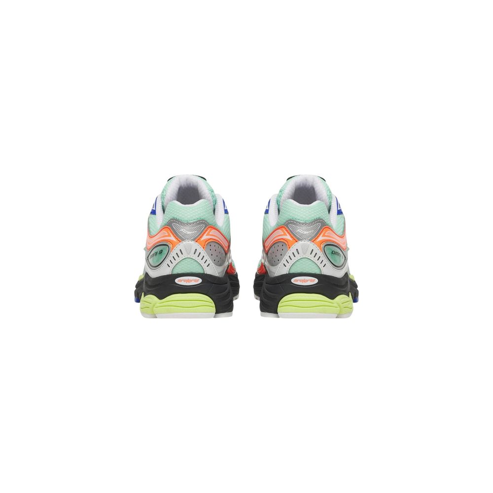 Green Synthetic Athletic Sneakers