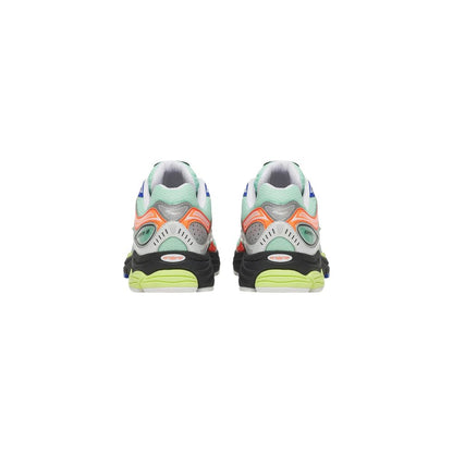 Green Synthetic Athletic Sneakers