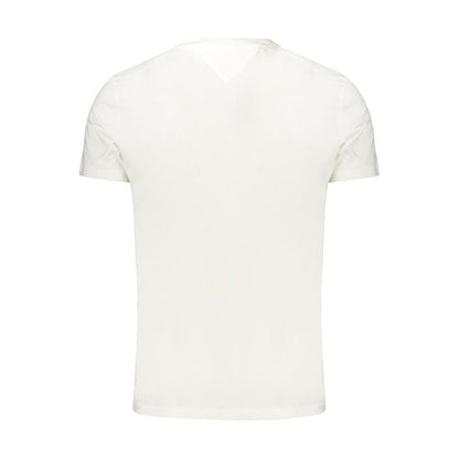 White Cotton Men's T-Shirt