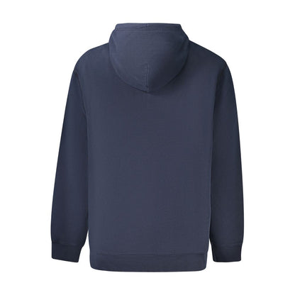 Blue Cotton Men's Sweatshirt