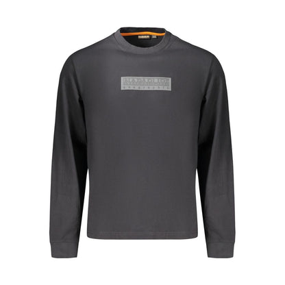 Black Cotton Men's T-Shirt