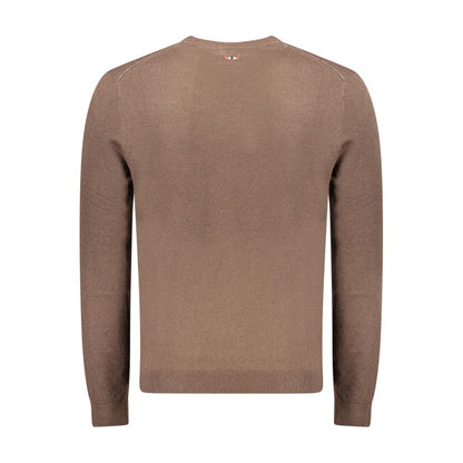 Brown Wool Men's Sweater