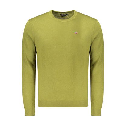 Green Wool Men's Sweater