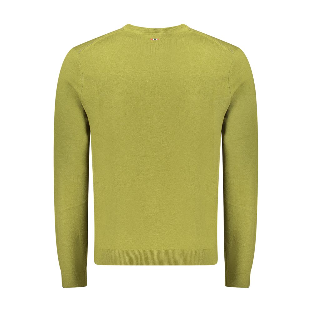 Green Wool Men's Sweater