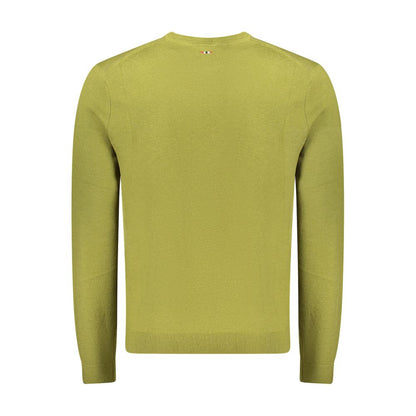 Green Wool Men's Sweater