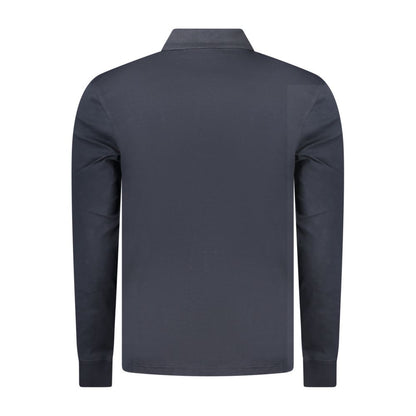 Blue Cotton Men's Polo