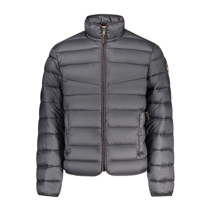 Black Polyamide Men's Jacket