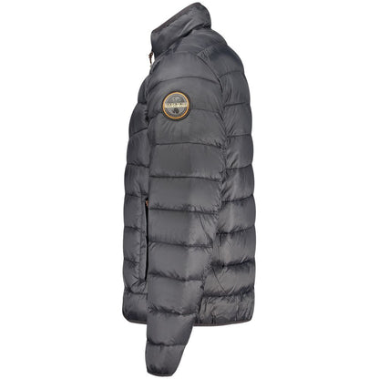 Black Polyamide Men's Jacket