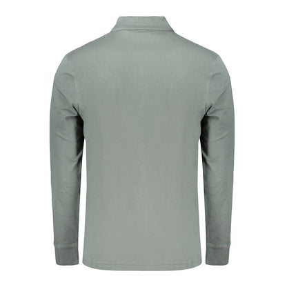 Green Cotton Men's Polo Shirt