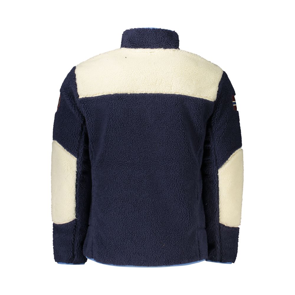 Blue Polyamide Men's Jacket