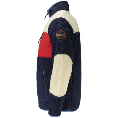 Blue Polyamide Men's Jacket