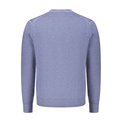 Blue Wool Men's Sweater