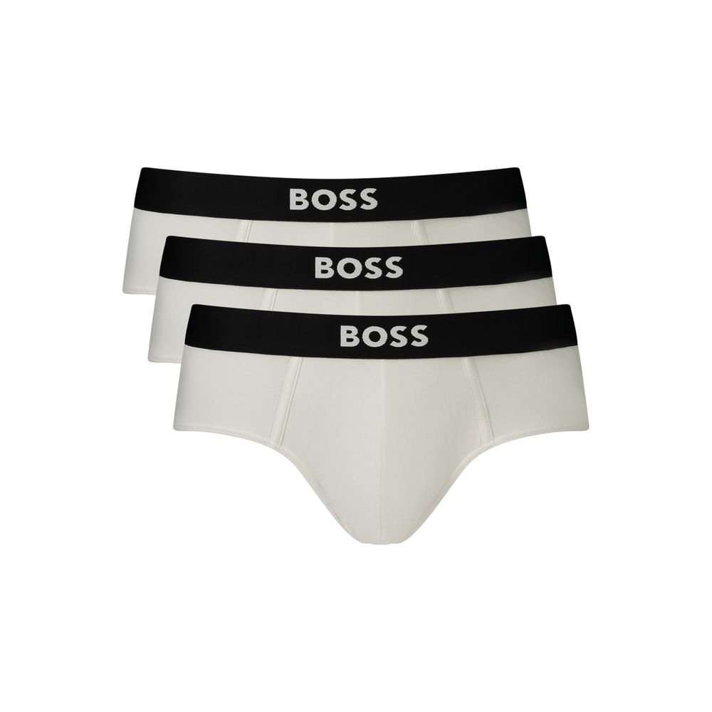 White Cotton Men's Brief