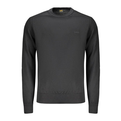 Black Wool Men's Sweater