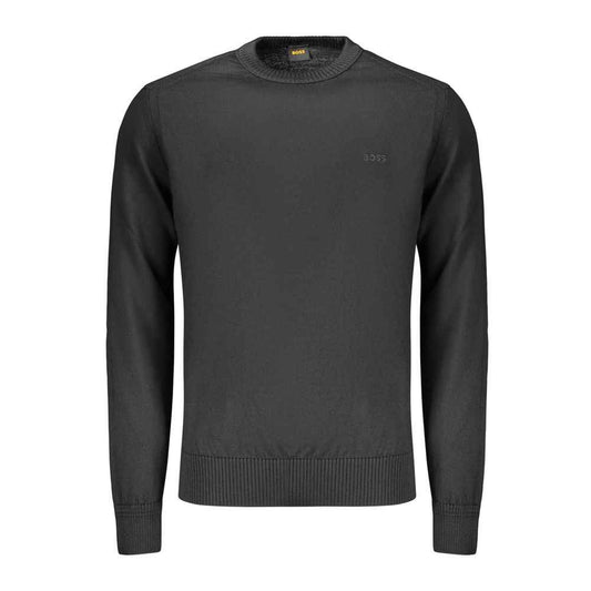 Black Wool Men's Sweater