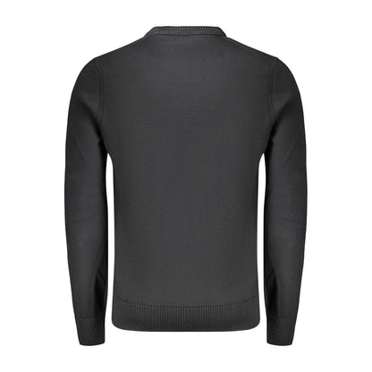 Black Wool Men's Sweater