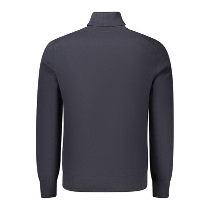 Blue Cotton Men's Sweater