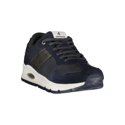 Blue Polyester Men's Sneaker