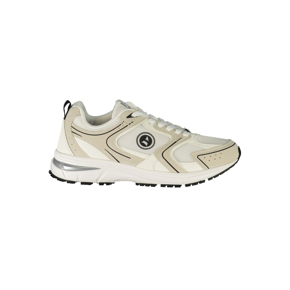 White Polyurethane Men's Sneaker