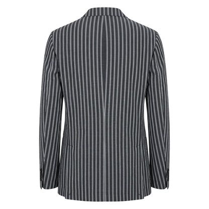 Blue Cotton Men's Jacket