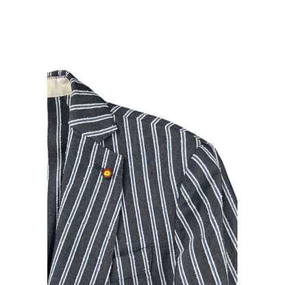 Blue Cotton Men's Jacket