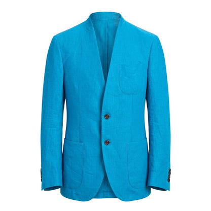 Blue Cotton Men's Jacket