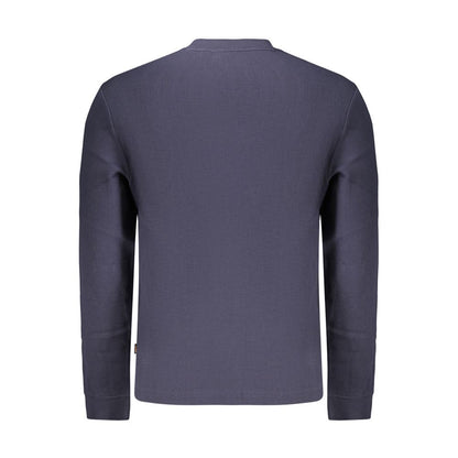 Blue Cotton Mens Shirt